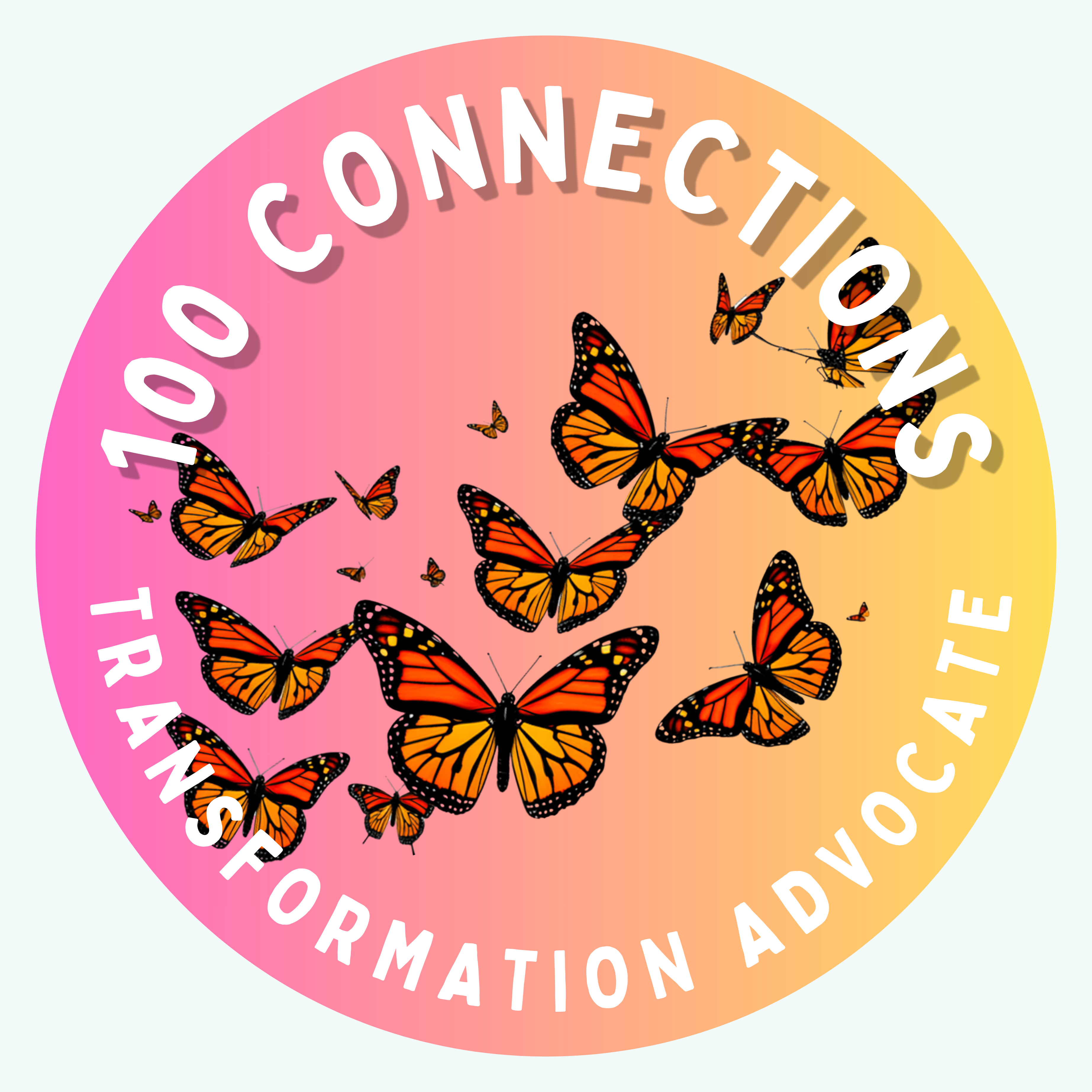 100 Connections badge